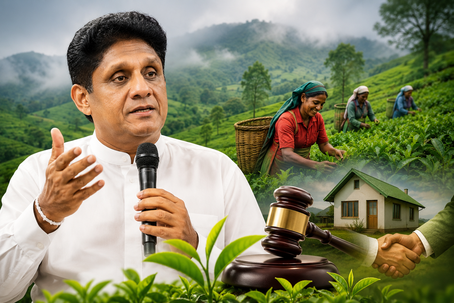 වතුකර ජනතාවගේ ඉඩම් අයිතිය සජබ රජයකින් තහවුරු කරනවා 